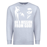 Heather Grey blues brothers belushi Premium Sweatshirt - artisFamous