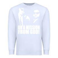 White blues brothers belushi Premium Sweatshirt - artisFamous