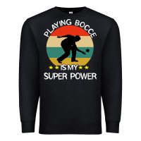 Black bocce super power boules sports Premium Sweatshirt - artisFamous