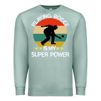 Seafoam bocce super power boules sports Premium Sweatshirt - artisFamous
