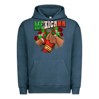 Pigment Midnight Navy Mexicana sneakers Urban Hoodie - RanaPortraitStore
