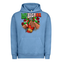 Pigment Pebble Blue Mexicana sneakers Urban Hoodie - RanaPortraitStore