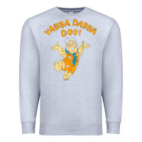 Heather Grey yabba dabba doo Premium Sweatshirt - artisFamous