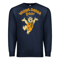 Navy yabba dabba doo Premium Sweatshirt - artisFamous