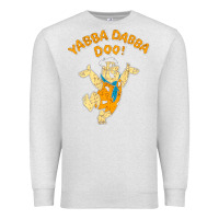 Oatmeal Heather yabba dabba doo Premium Sweatshirt - artisFamous