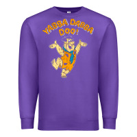 Purple yabba dabba doo Premium Sweatshirt - artisFamous
