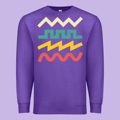 Synthetiseur Premium Sweatshirt Designed By Artisfamous