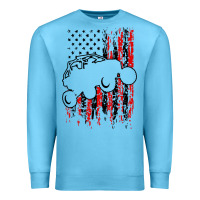 Ocean Blue usa utv rzr racing Premium Sweatshirt - artisFamous