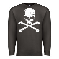 Smoke pirates adults pirates skull crossbones beard Premium Sweatshirt - artisFamous