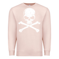 Pale Pink pirates adults pirates skull crossbones beard Premium Sweatshirt - artisFamous