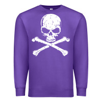 Purple pirates adults pirates skull crossbones beard Premium Sweatshirt - artisFamous