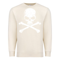 Sandshell pirates adults pirates skull crossbones beard Premium Sweatshirt - artisFamous