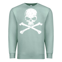 Seafoam pirates adults pirates skull crossbones beard Premium Sweatshirt - artisFamous