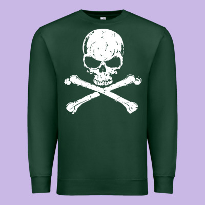 Pirates Adults Pirates Skull Crossbones Beard Premium Sweatshirt Designed By Artisfamous
