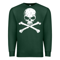 Sports Green pirates adults pirates skull crossbones beard Premium Sweatshirt - artisFamous