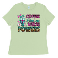 Coffee Gives Me Nurse Powers Ladies Tee | Teevron