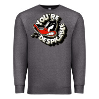 Charcoal Heather you're despicable Premium Sweatshirt - artisFamous