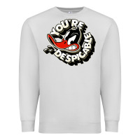 Dove Grey you're despicable Premium Sweatshirt - artisFamous