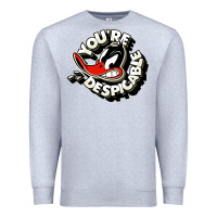 Heather Grey you're despicable Premium Sweatshirt - artisFamous