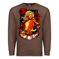 Chestnut vintage image robert plant Premium Sweatshirt - artisFamous