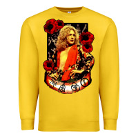 Lemon vintage image robert plant Premium Sweatshirt - artisFamous