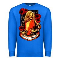 True Royal vintage image robert plant Premium Sweatshirt - artisFamous