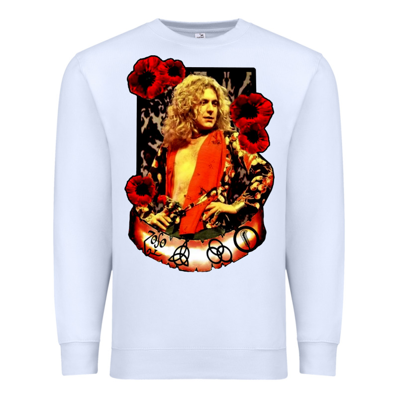Vintage Image Robert Plant Premium Sweatshirt by artisFamous | Teevron