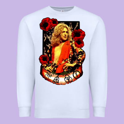 Vintage Image Robert Plant Premium Sweatshirt Designed By Artisfamous