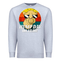 Heather Grey hump day Premium Sweatshirt - artisFamous