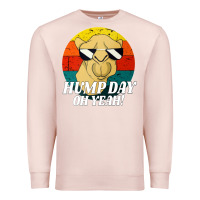 Pale Pink hump day Premium Sweatshirt - artisFamous