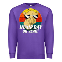 Purple hump day Premium Sweatshirt - artisFamous