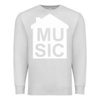 Dove Grey house music Premium Sweatshirt - artisFamous
