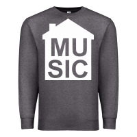 Charcoal Heather house music Premium Sweatshirt - artisFamous