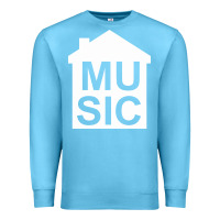 Ocean Blue house music Premium Sweatshirt - artisFamous