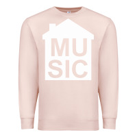 Pale Pink house music Premium Sweatshirt - artisFamous