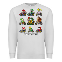 Dove Grey mariokart Premium Sweatshirt - artisFamous