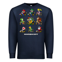 Navy mariokart Premium Sweatshirt - artisFamous