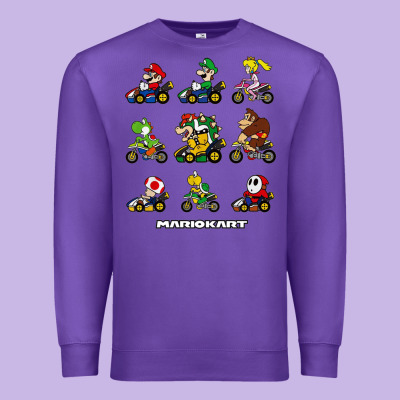 Mariokart Premium Sweatshirt Designed By Artisfamous