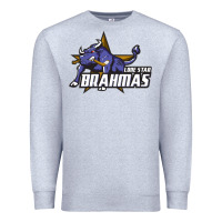 Heather Grey lone star brahmas Premium Sweatshirt - artisFamous