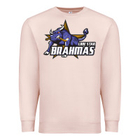 Pale Pink lone star brahmas Premium Sweatshirt - artisFamous