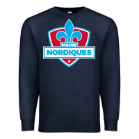 Navy maine nordiques Premium Sweatshirt - artisFamous