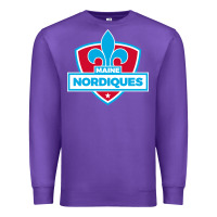 Purple maine nordiques Premium Sweatshirt - artisFamous