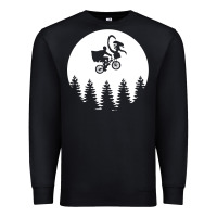 Black xenomorph phone home funny Premium Sweatshirt - artisFamous