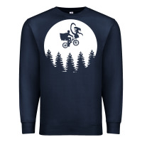 Navy xenomorph phone home funny Premium Sweatshirt - artisFamous