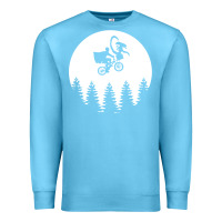 Ocean Blue xenomorph phone home funny Premium Sweatshirt - artisFamous