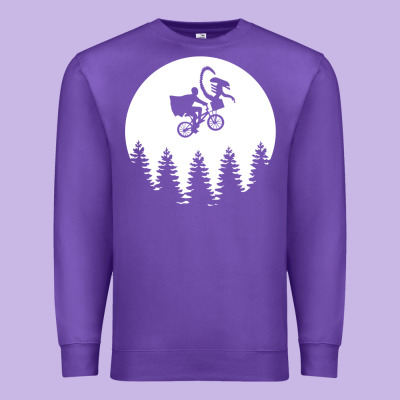 Xenomorph Phone Home Funny Premium Sweatshirt Designed By Artisfamous