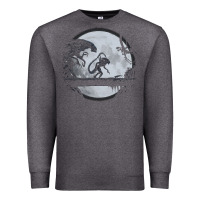Charcoal Heather alien mata Premium Sweatshirt - artisFamous