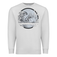 Dove Grey alien mata Premium Sweatshirt - artisFamous