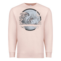 Pale Pink alien mata Premium Sweatshirt - artisFamous