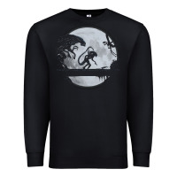 Black alien mata Premium Sweatshirt - artisFamous